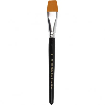 Gold Line -sivellin, P: 21 cm, L: 24 mm, litteä, 6 kpl/6 pkt.