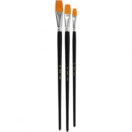Gold Line -sivellin, P: 30–33 cm, L: 12–20 mm, litteä, 3 kpl/1 pkt.