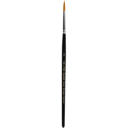 Gold Line -sivellin, P: 18,5 cm, L: 3 mm, pyöreä, 12 kpl/ 12 pkt.