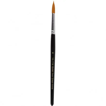 Gold Line -sivellin, P: 20 cm, L: 7 mm, pyöreä, 6 kpl/6 pkt.
