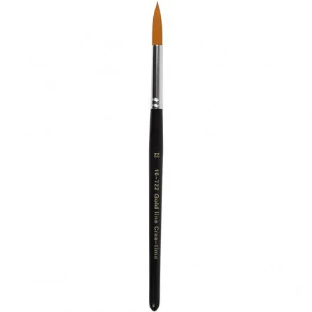 Gold Line -sivellin, P: 21 cm, L: 8 mm, pyöreä, 6 kpl/6 pkt.