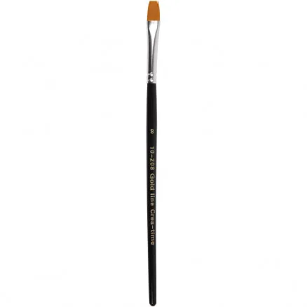 Gold Line -sivellin, P: 18,5 cm, L: 8 mm, litteä, 12 kpl/12 pkt.